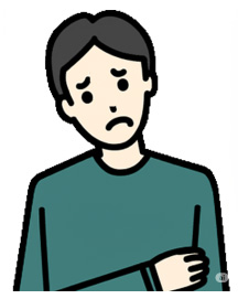 告知事項があるイラスト